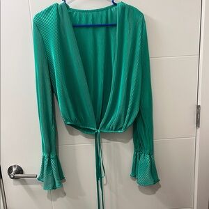 Elegant Green Women's Top
